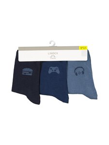 Lindex - Gaming -sukat 3-pack - 2521 DARK NAVY | Stockmann