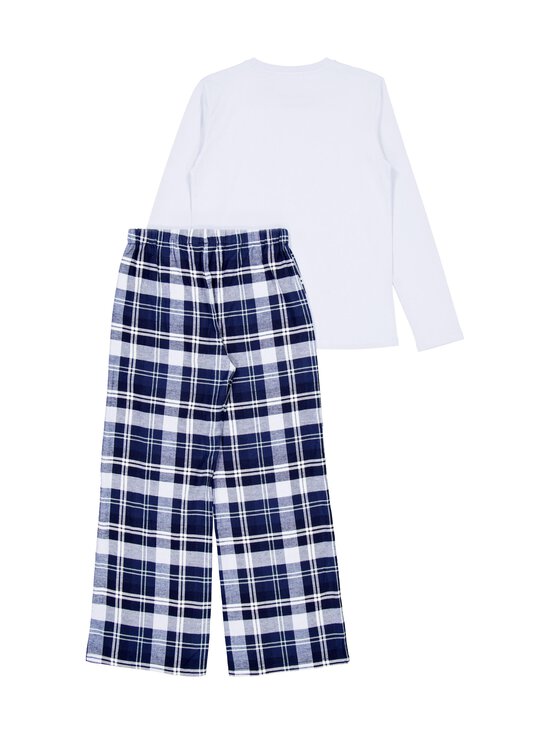 BASIC by Stockmann - Dylan flaneļa pidžamas komplekts - BLUE COMBO | Stockmann - photo 2
