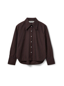 Sofie Schnoor - Pluus MashaSW Striped Oversize - 7171 DARK PLUM | Stockmann