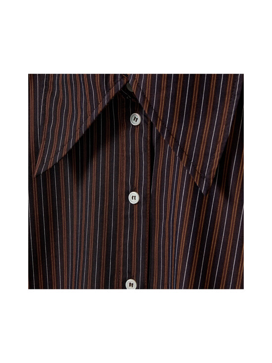 Sofie Schnoor - Pluus MashaSW Striped Oversize - 7171 DARK PLUM | Stockmann - photo 3