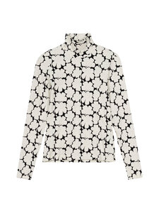 Marimekko - Emali Unikko trikotāžas tops - 191 WHITE BLACK LIGHT GREY | Stockmann