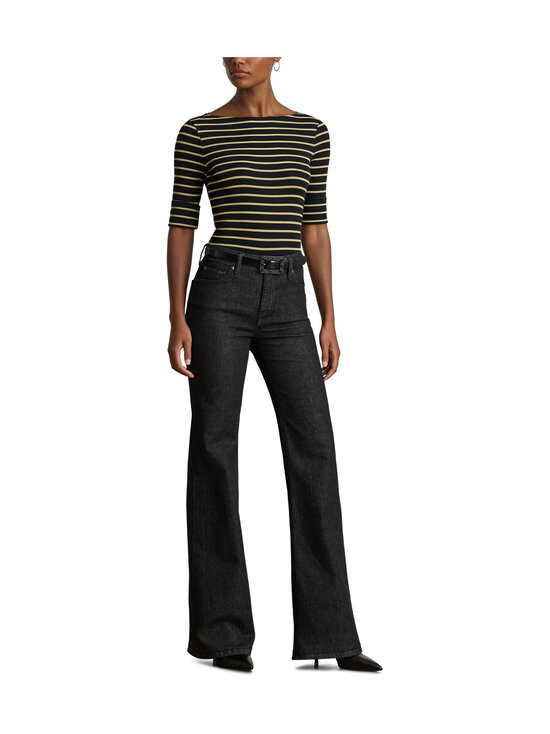 Lauren Ralph Lauren - Judy Mid Sleeve trikotāžas krekls - BLACK/GOLD METALLIC | Stockmann - photo 4