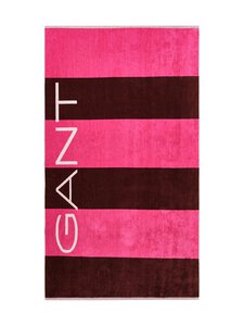 Gant Home - Block Stripe -rantapyyhe - 661 BRIGHT FUSCHIA | Stockmann