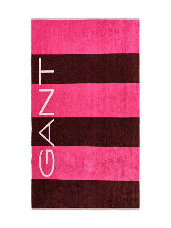 Gant Home - Block Stripe -rantapyyhe - 661 BRIGHT FUSCHIA | Stockmann - photo 1