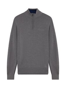 Ted Baker London - Clouden Merino Half Zip -paita - MID-GREY | Stockmann