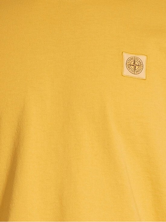 Stone Island - T-särk Logo - V0034 MUSTARD | Stockmann - photo 4