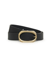 Anine Bing - Signature Link -vyö - 000A BLACK WITH GOLD | Stockmann