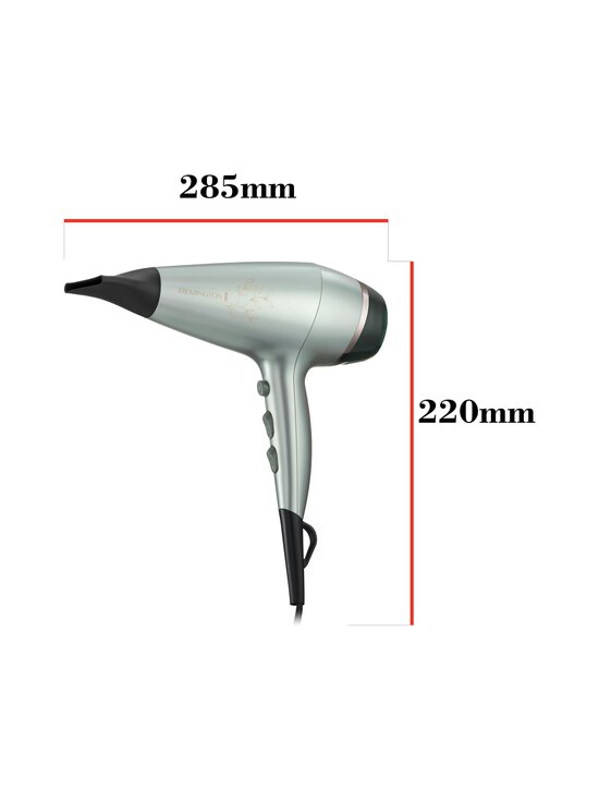 Remington - Botanicals AC Hairdryer -hiustenkuivain - BLACK, SILVER | Stockmann - photo 2