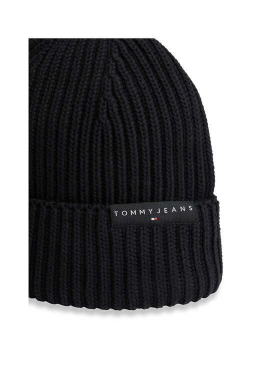 Tommy Jeans - TJM Linear Logo adīta cepure - BDS BLACK | Stockmann - photo 3