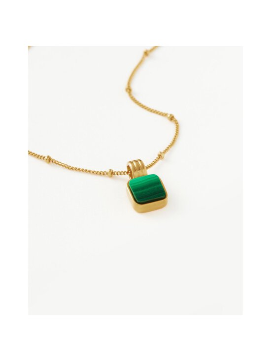 MISSOMA - Kaelaehe Lucy Williams Square Malachite - GOLD | Stockmann - photo 3