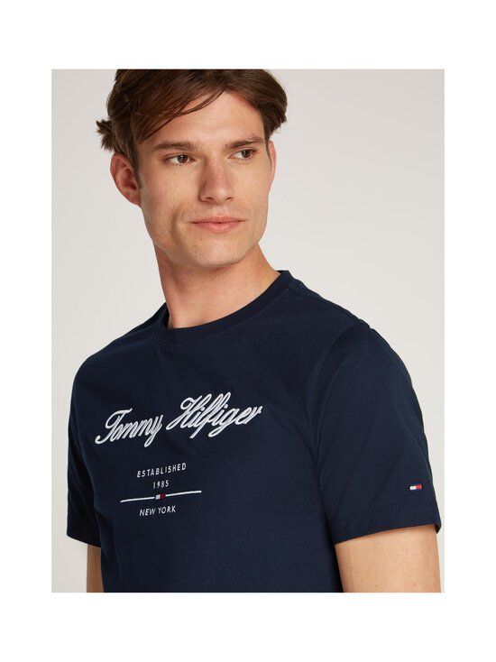Tommy Hilfiger - Script Logo -paita - DW5 DESERT SKY | Stockmann - photo 7