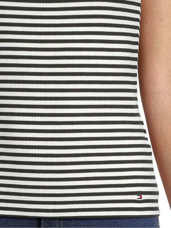 Tommy Hilfiger - Slim Tank tops - 0AP ECRU/ BLACK FINE STP - photo 4 Tommy Hilfiger - Slim Tank tops - 0AP ECRU/ BLACK FINE STP | Stockmann - photo 4