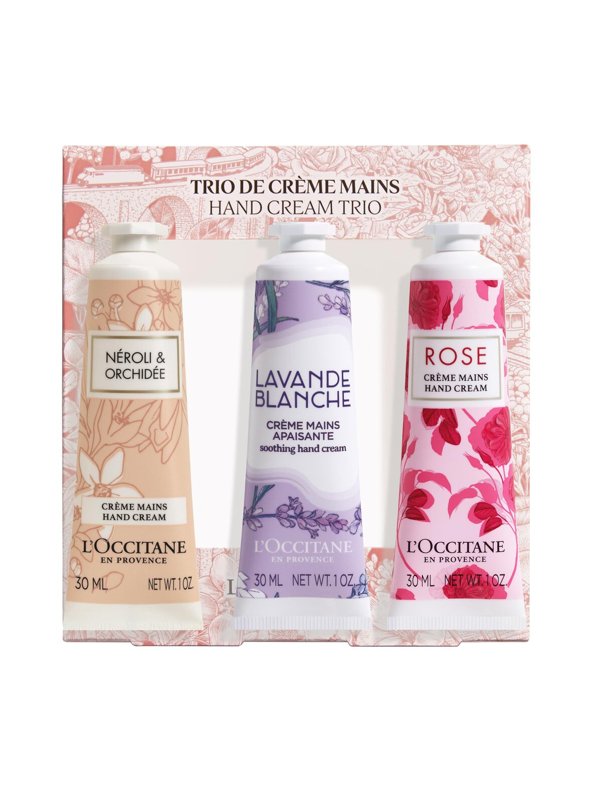 L"'Occitane Hand cream floral trio -käsivoidepakkaus