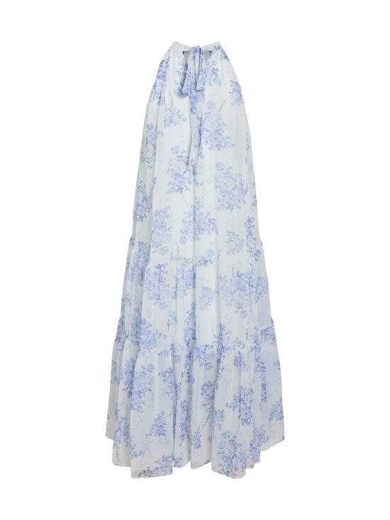 Vila - ViChifina Halterneck -mekko - CLOUD DANCER AOP:PURPLE FLOWER | Stockmann - photo 2
