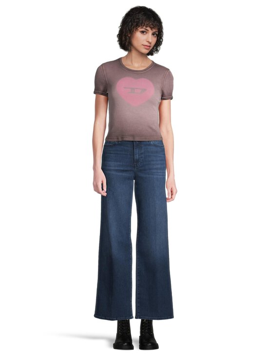 Diesel - Flexible Ribbed t-paita - 7FG CHICORY COFFEE | Stockmann - photo 2