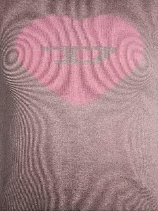 Diesel - Flexible Ribbed t-paita - 7FG CHICORY COFFEE | Stockmann - photo 4