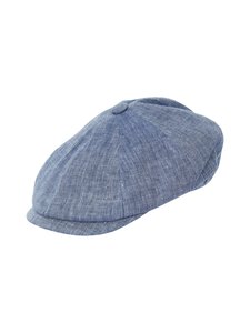 CONSTRUE - Matias Flat Cap -pellavalakki - N3 BLUE | Stockmann