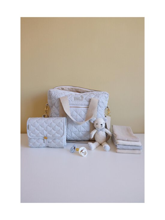 Cam Cam Copenhagen - Muslīna audums 3 gab. - CLASSIC STRIPES BLUE, PRALINE, CREME WHITE | Stockmann - photo 2