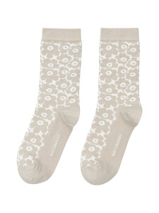 Marimekko - Sokid Linjaus Pikkuinen Unikko - 110 WHITE WHITE | Stockmann