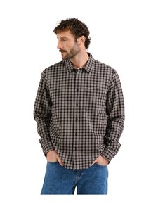 Dedicated - Rute Flannel -kauluspaita - CHECK BLACK | Stockmann