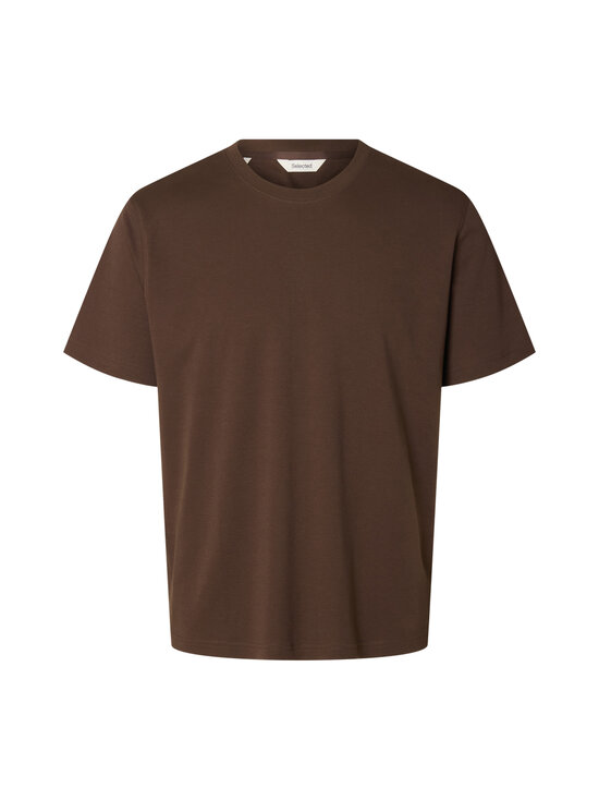 Selected - SlmTaj O-Neck Light Weight t-paita - BRACKEN | Stockmann - photo 1
