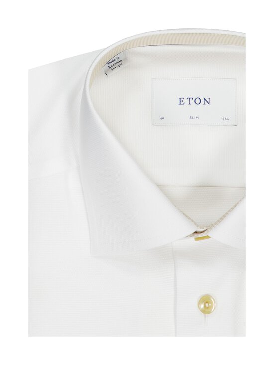 Eton - Slim Fit Semi Solid -kauluspaita - 00 WHITE | Stockmann - photo 2