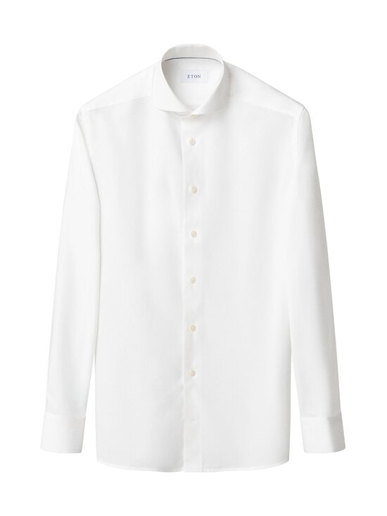 Eton - Slim Fit Semi-Solid Extreme Cut Away Collar krekls ar apkakli - WHITE | Stockmann - photo 1