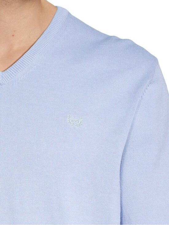 Cap Horn - Julian V-neck -puuvillaneule - LT. BLUE 1157 - photo 4 Cap Horn - Julian V-neck -puuvillaneule - LT. BLUE 1157 | Stockmann - photo 4