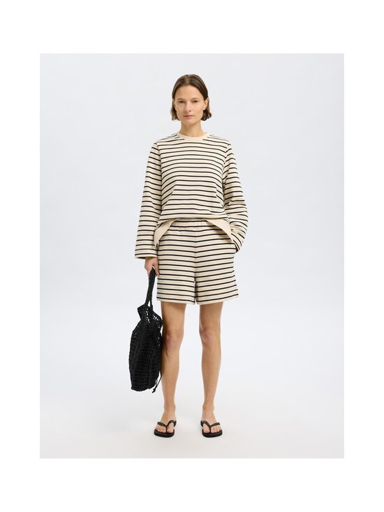 Selected - Lühikesed dressipüksid SlfElise - BLACK STRIPES:BIRCH - photo 6 Selected - Lühikesed dressipüksid SlfElise - BLACK STRIPES:BIRCH | Stockmann - photo 6