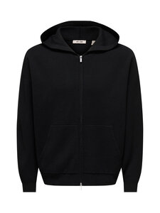Only & Sons - Kardigan OnsSade Zip - BLACK | Stockmann