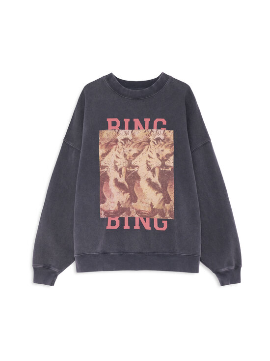 Anine Bing - Miles Tiger Bing -collegepaita - WBL1 WASHED BLACK | Stockmann - photo 1
