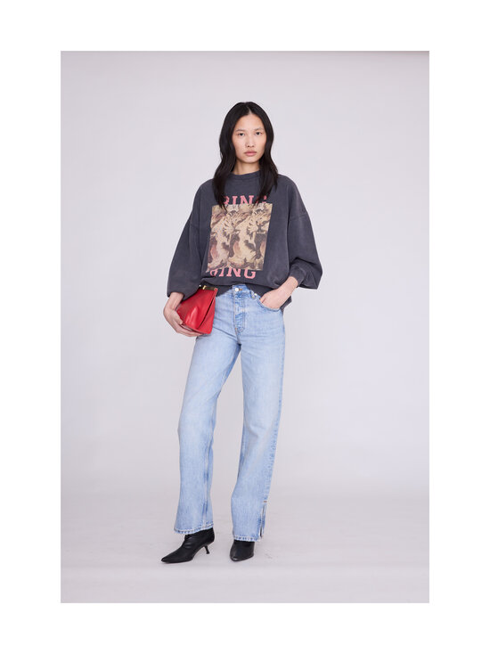 Anine Bing - Miles Tiger Bing -collegepaita - WBL1 WASHED BLACK | Stockmann - photo 2
