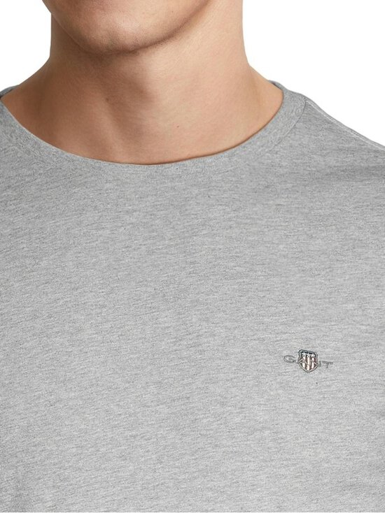 GANT - Slim Shield t-paita - 93 GREY MELANGE | Stockmann - photo 4