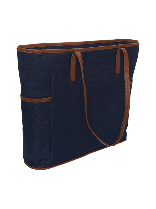 A+more - Tru-kangaslaukku - INDIGO/TAN - photo 2 A+more - Tru-kangaslaukku - INDIGO/TAN | Stockmann - photo 2