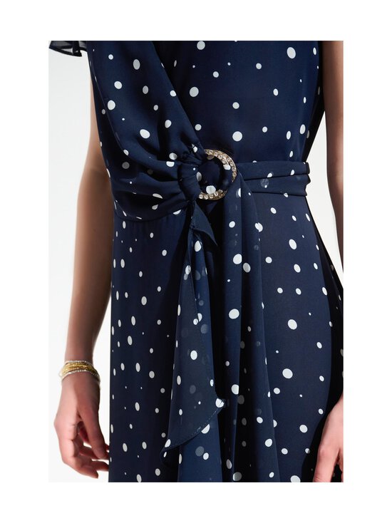 Joseph Ribkoff - Chiffon Print Wrap- mekko - 2229 MIDNIGHT BLUE/VANILLA | Stockmann - photo 4