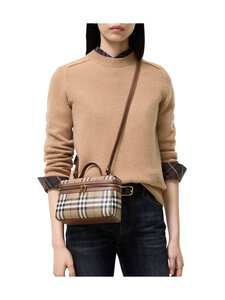 Burberry - Vanity Case Crossbody -laukku - A9534 VNTG CHK/BRIAR BROWN | Stockmann
