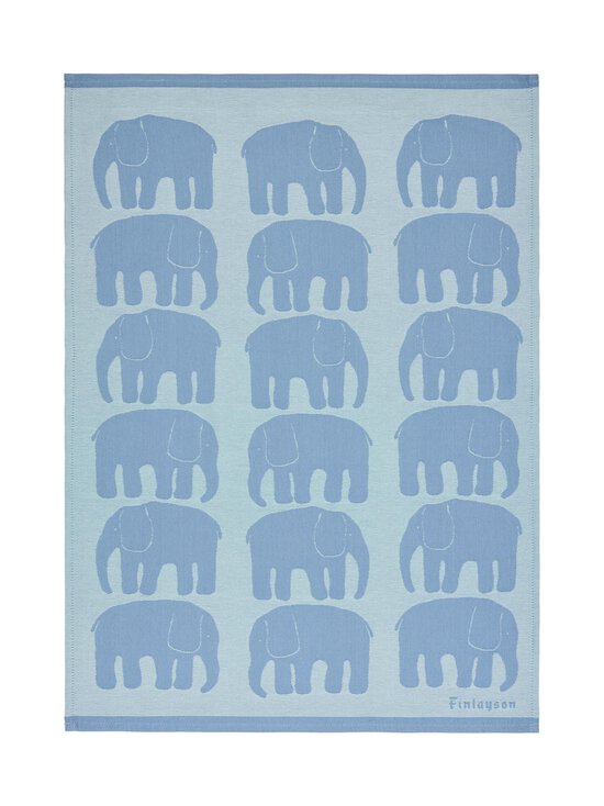 Finlayson - Elefantti-keittiöpyyhe 2 kpl - GREY / MINT | Stockmann - photo 1
