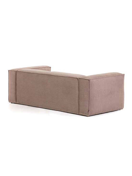 Kave Home - Blok-sohva vaaleanpunainen vakosametti L 240 cm - PINK | Stockmann - photo 3