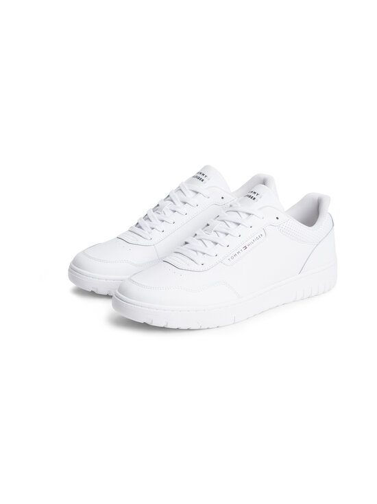 Tommy Hilfiger - Basket Core Leather brīvā laika apavi - YBS WHITE | Stockmann - photo 6