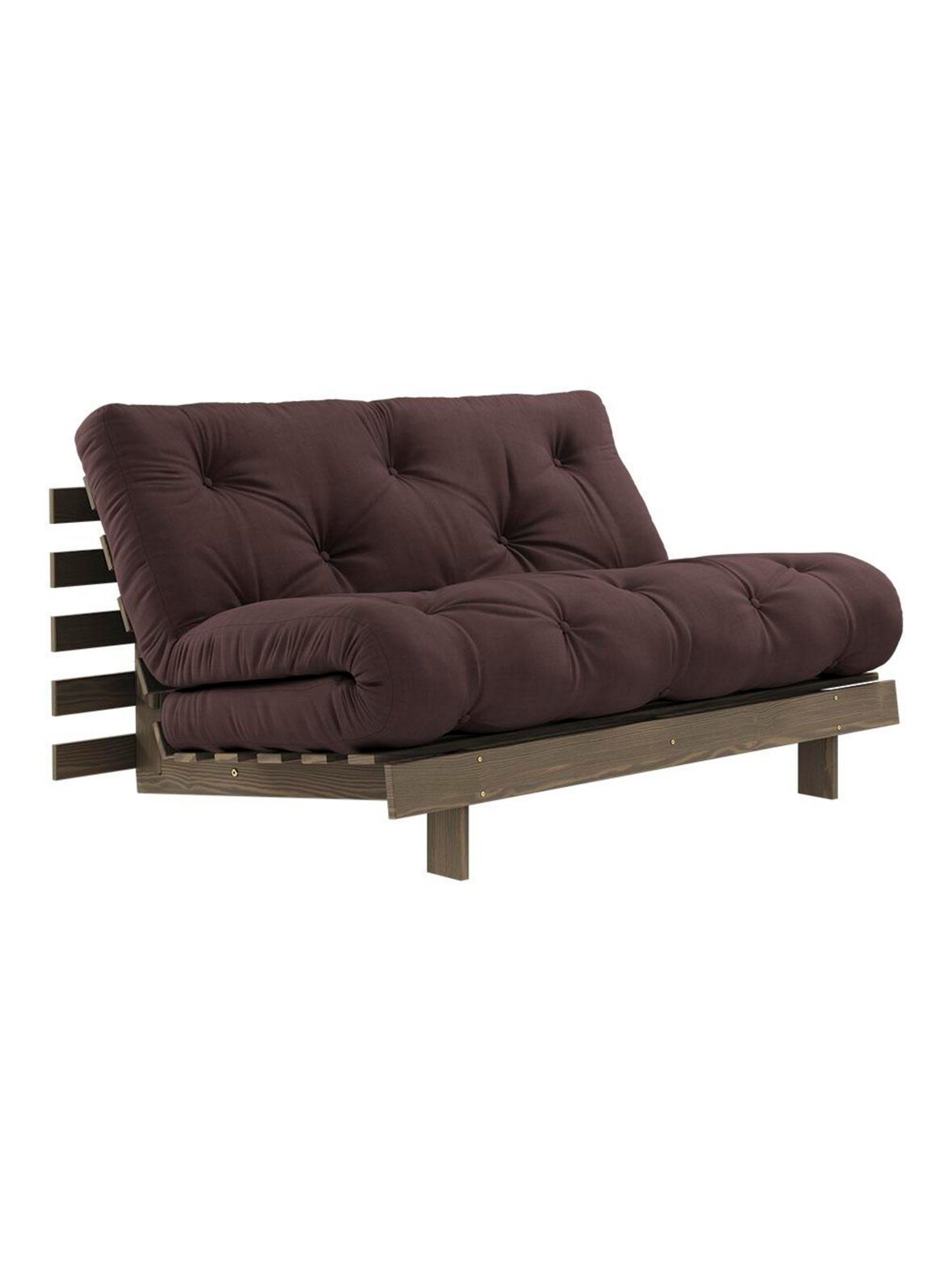 Roots-futonsohva brown/ruskea L 140 cm