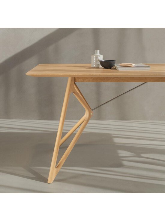 Gazzda - Tink-ruokapöytä valkovahattu tammi 200 x 90 cm - BROWN | Stockmann - photo 6