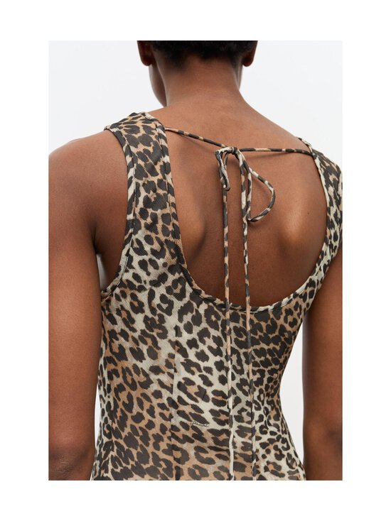 Ganni - Printed Viscose Chiffon -maksimekko - 943 LEOPARD - photo 6 Ganni - Printed Viscose Chiffon -maksimekko - 943 LEOPARD | Stockmann - photo 6