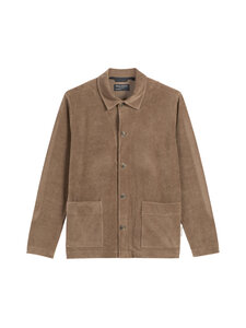 Marc O'Polo - Sametjakk Sweatjacket Overshirt - 729 PAVESTONE | Stockmann
