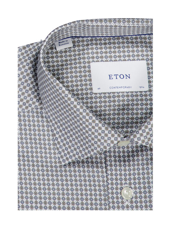 Eton - Micro Print Signature Twill -kauluspaita - BROWN | Stockmann - photo 2