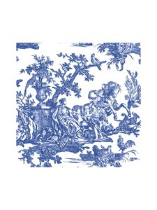 Duni - Toile de Jouy Bio Dunisoft Airlaid -servetit 12 kpl - BLUE | Stockmann