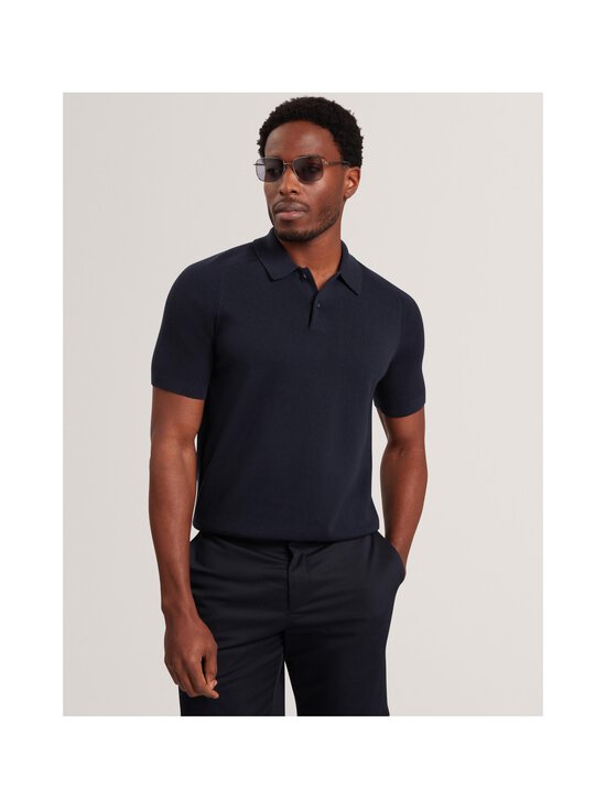 Ted Baker London - Otisoss Ribbed Raglan -pikeepaita - NAVY | Stockmann - photo 2