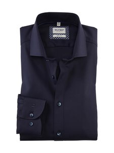 Olymp - Body Fit Solid -kauluspaita - 14 MIDNIGHT BLUE | Stockmann