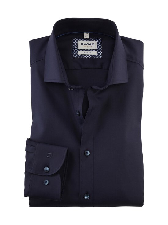 Olymp - Body Fit Solid -kauluspaita - 14 MIDNIGHT BLUE | Stockmann - photo 1