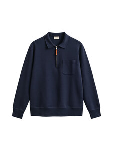 GANT - Särk Ponte di Roma Halfzip - 433 EVENING BLUE | Stockmann