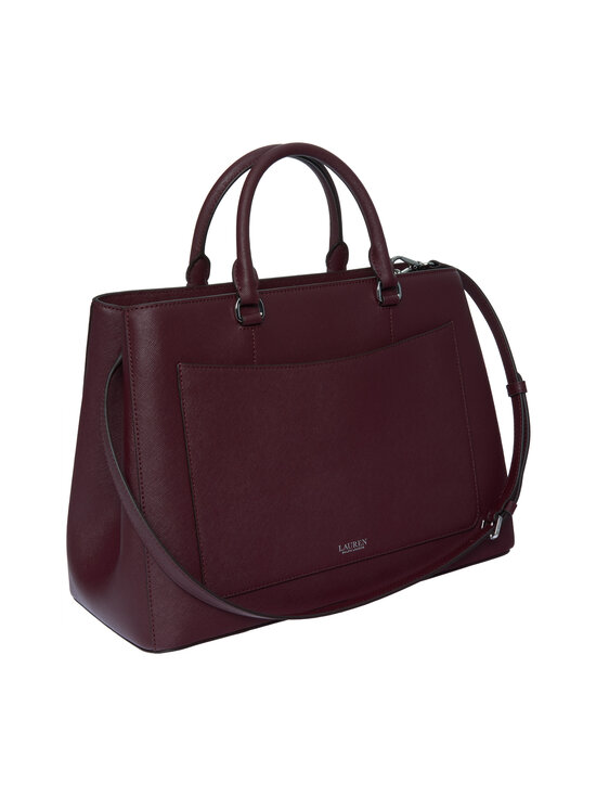Lauren Ralph Lauren - Nahast kott Hanna 37 Satchel Large - DARK GARNET | Stockmann - photo 2